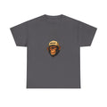Chimpanzee Patch Tee — Retro Chimp Face Graphic T-Shirt with 'Walnut' Cap