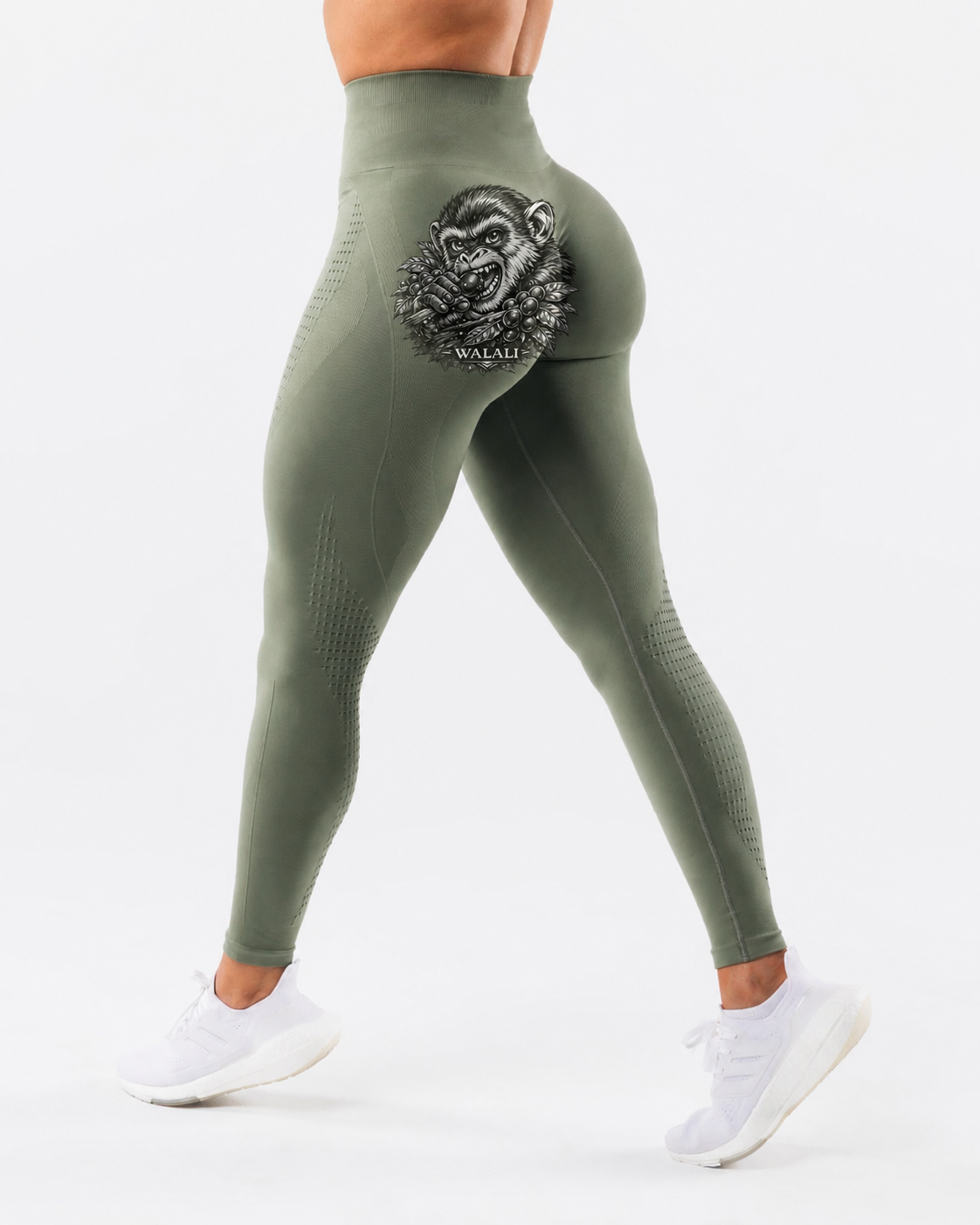 Legging fitness feminina de cintura alta Walali